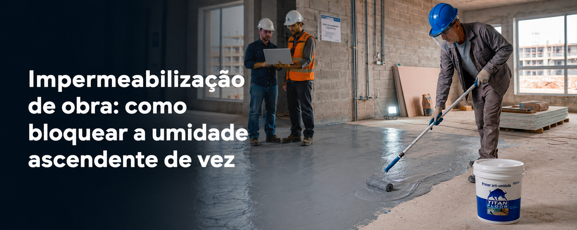 Impermeabilização de obra: como bloquear a umidade ascendente de vez